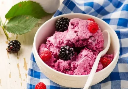 Замороженный ягодный йогурт