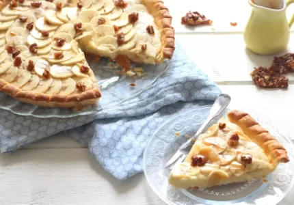Перевернутый яблочно-карамельный пирог