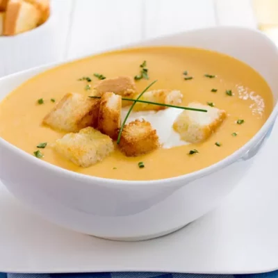 Картофельно-тыквенный суп пюре