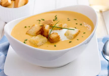 Картофельно-тыквенный суп пюре