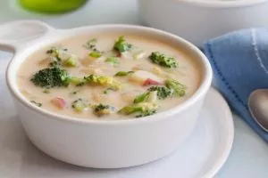 Суп сырный с брокколи