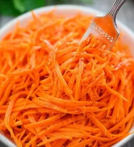 Салат из моркови с дижонским соусом